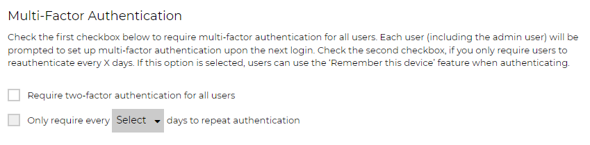 Multi-factor Authentication